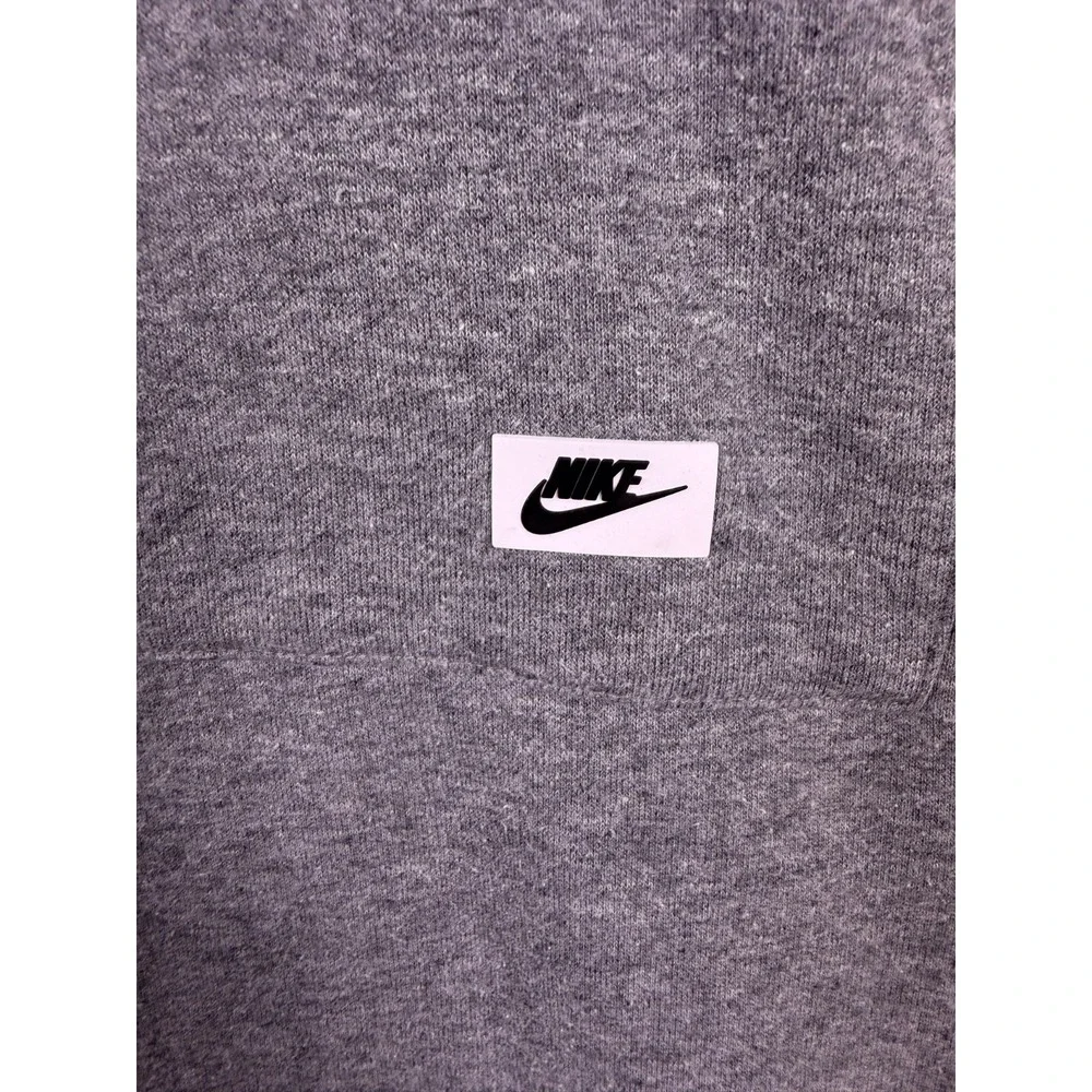 Nike Womens XL Sportswear Modern Poncho 1/2 Zip Hoodie Box Logo 803610-091 Read!
